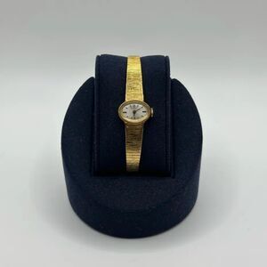 Vintage 70s Timex Oval Dial Gold Tone Manual Wind Women's Watch